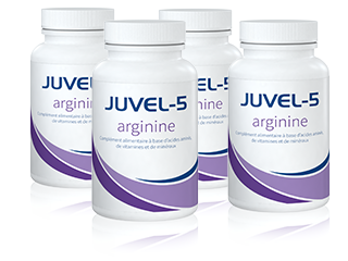 Commander le lot de 4 mois de JUVEL-5 arginine avec livraison gratuite